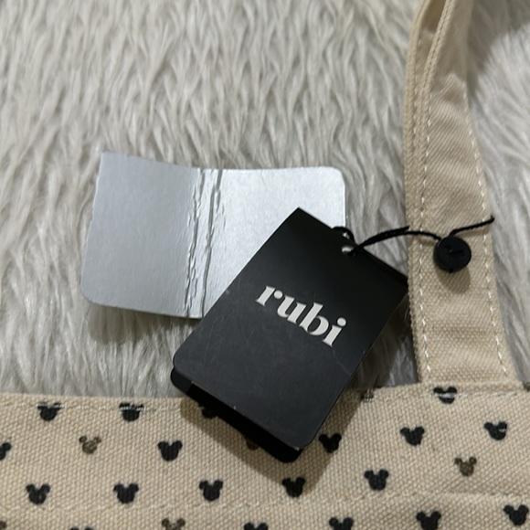 Disney Mickey Mouse minimalist washed tote new with tag - Picture 5 of 8